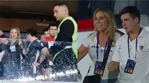 Una hincha que significó una multa de 100 mil dólares para Palestino.
