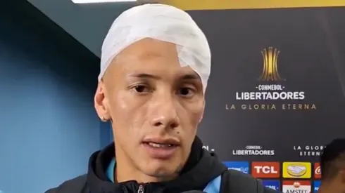 Este defensor argentino no quería salir del partido ante Tolima, pero lo hizo de todos modos.