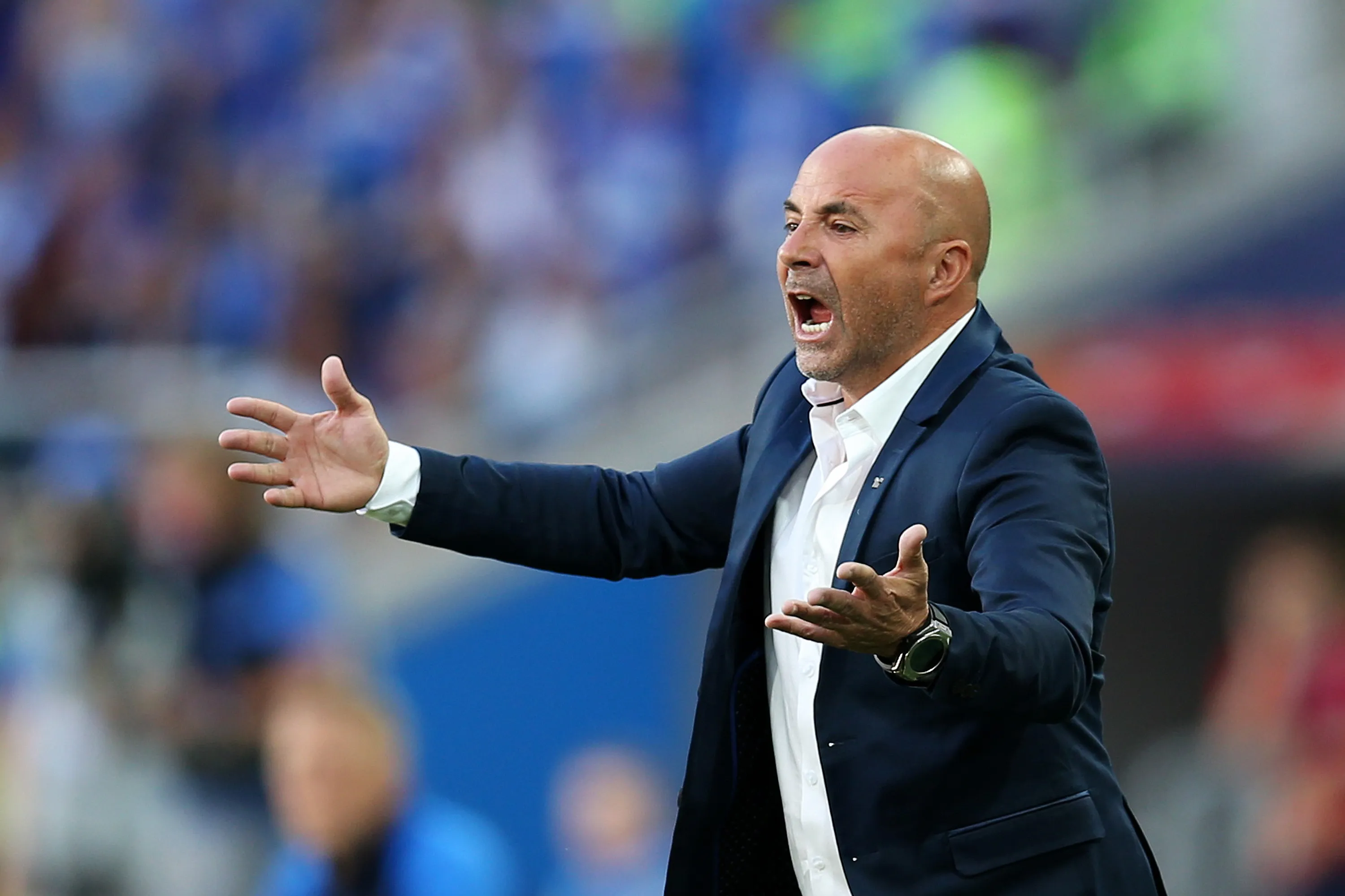 Sampaoli dirigió a Chile y Argentina en la Copa del Mundo. Imagen: Getty
