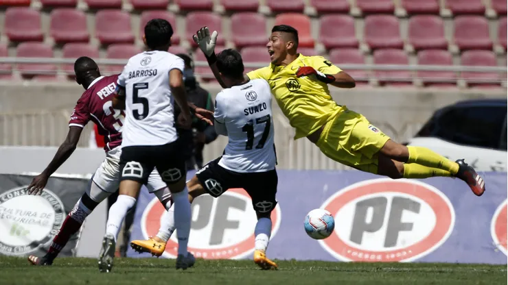 Uno de los partidos en que el jugador tuvo acción en Primera.