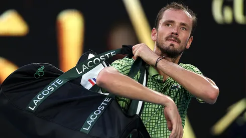 Medvedev logró llegar a Indian Wells luego de estar en medio de una guerra