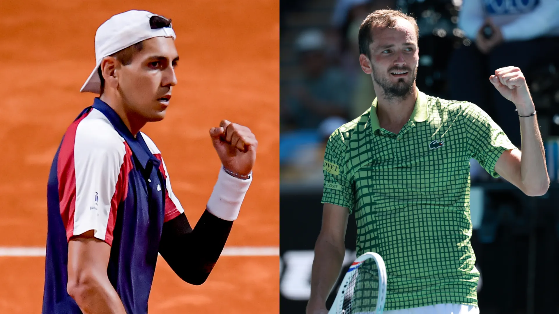 Es primera vez que ambos tenistas jugarán en contra