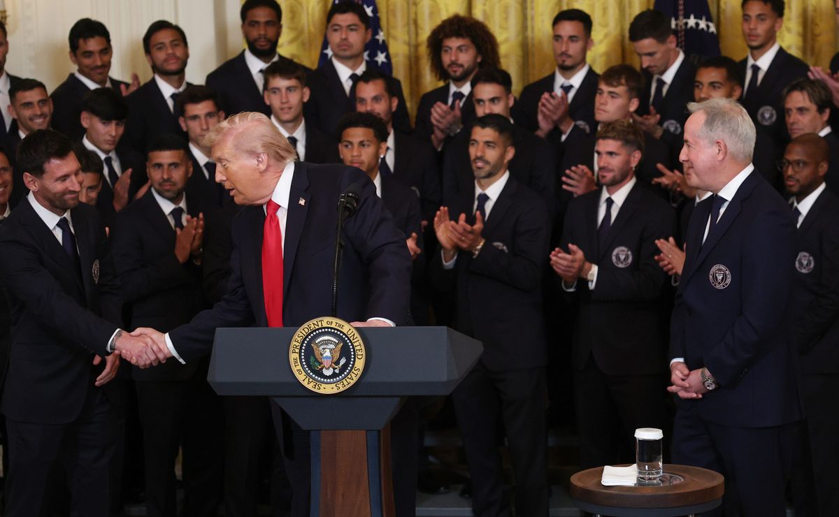 El campeón con Universidad de Chile que sorprendió en visita del Inter Miami a Donald Trump