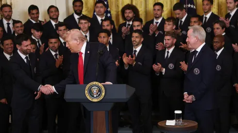 Ángel Guillermo Hoyos también dijo presente en el encuentro entre Inter Miami y Donald Trump
