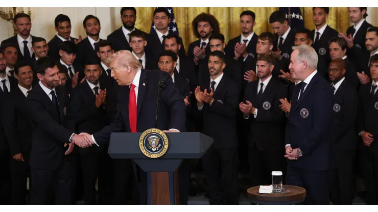Ángel Guillermo Hoyos también dijo presente en el encuentro entre Inter Miami y Donald Trump
