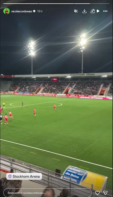 Córdova solo pudo ver 13 minutos a Nils Reichmuth en acción. (Foto: Captura)