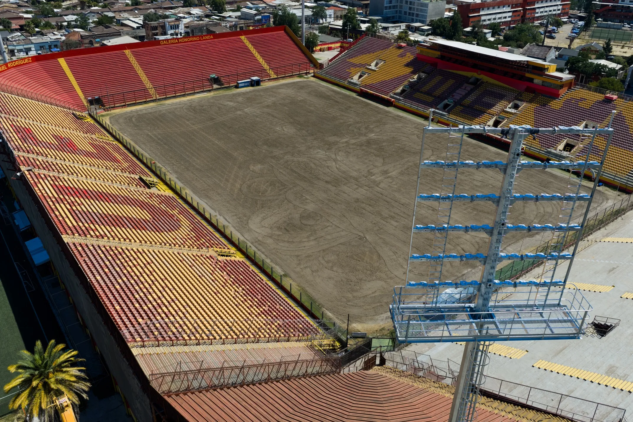 Así estaba el Santa Laura a comienzo de año (Photosport)