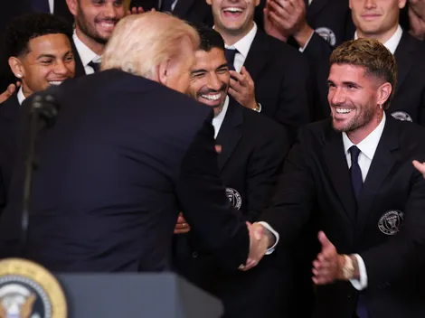 Nunca quedas mal: La curiosa broma de Rodrigo De Paul a Trump