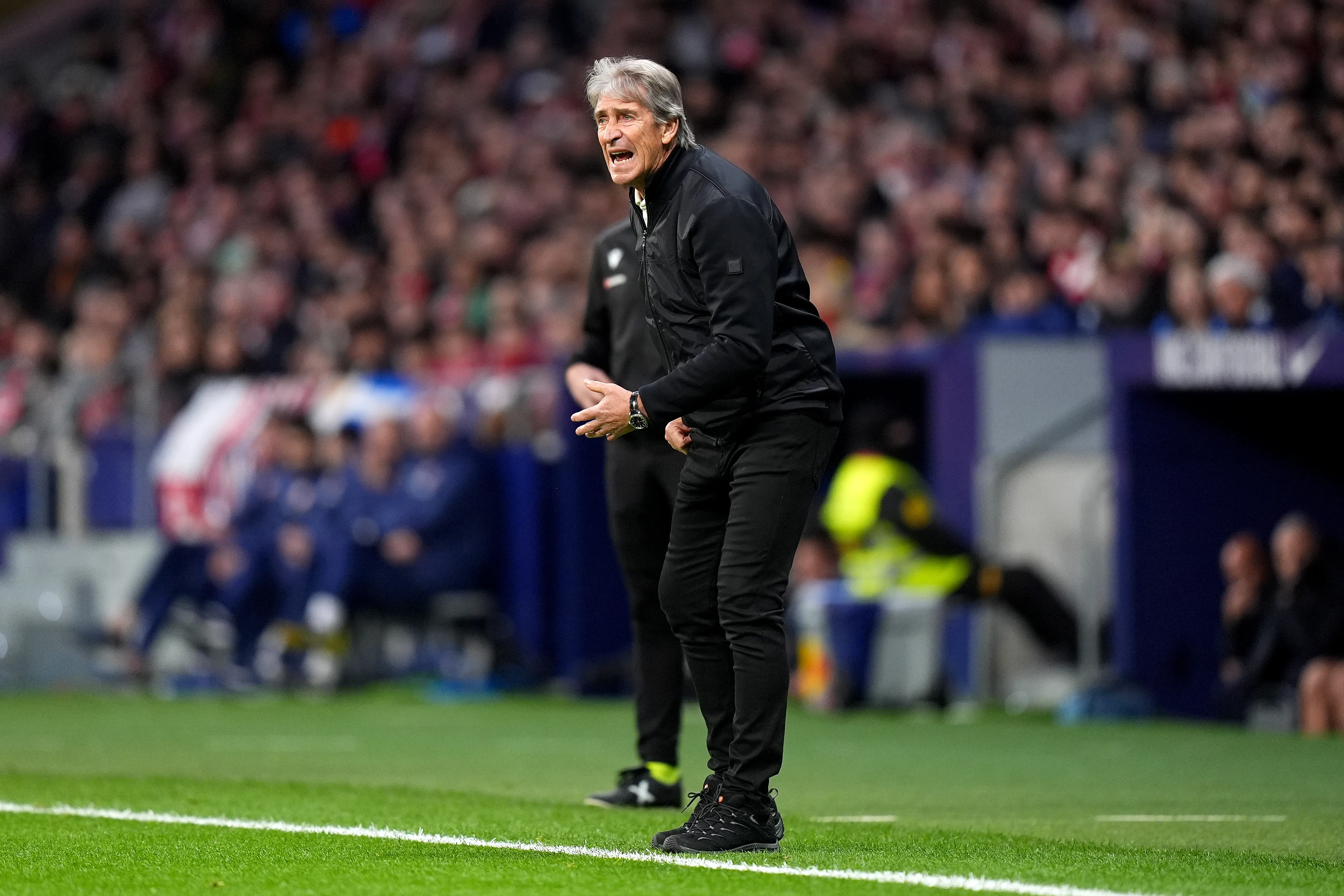 Manuel Pellegrini dirigiendo a Betis. (Photo by Angel Martinez/Getty Images)