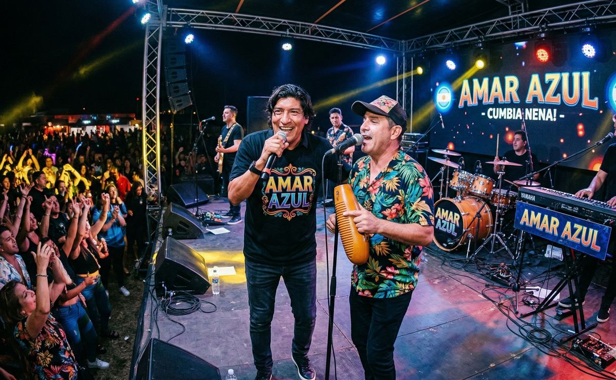 Iván Zamorano sorprende con Amar Azul: cantó el coro de “Yo tomo vino y cerveza” en Argentina