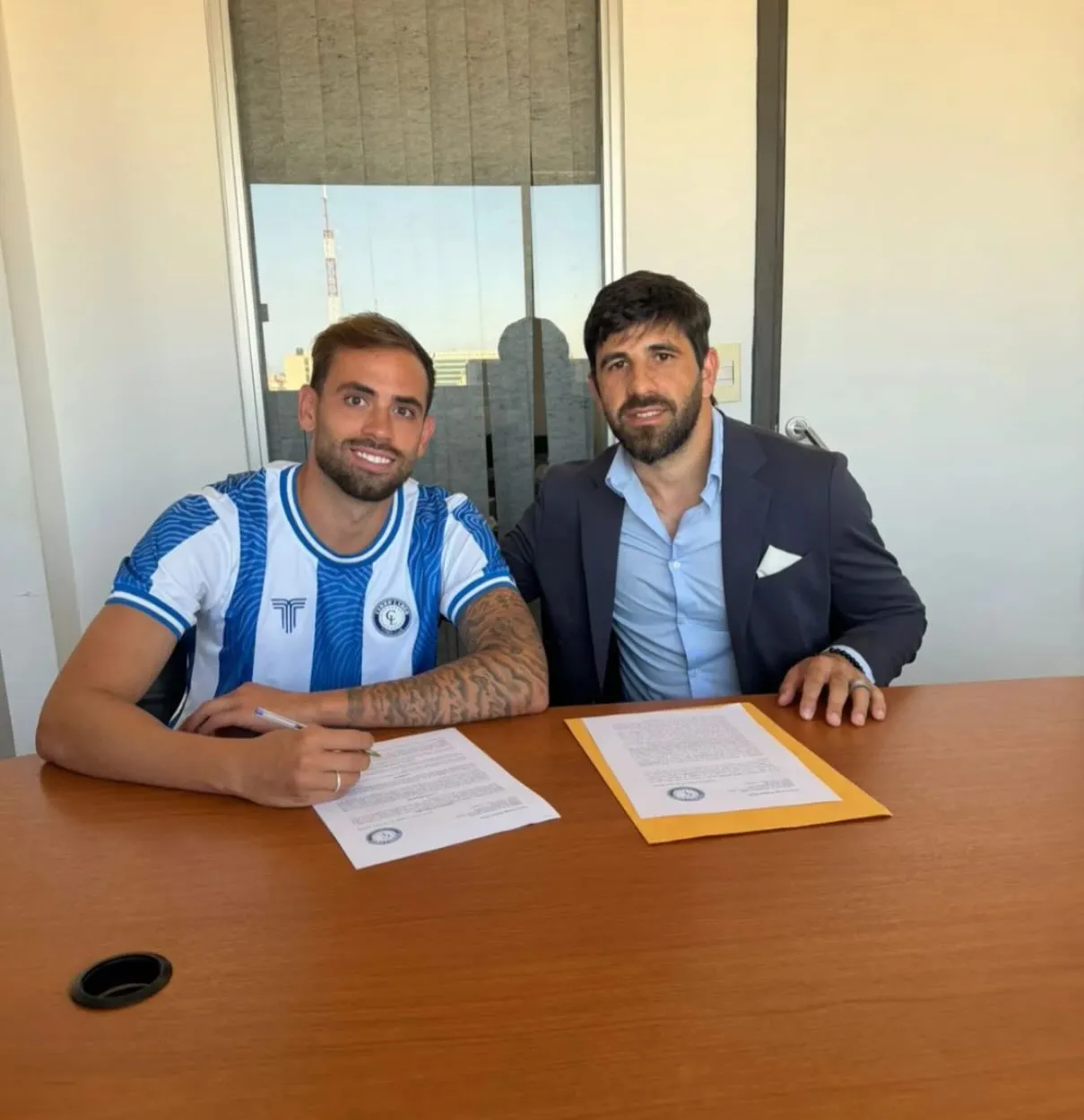 Fracchia en su nuevo club