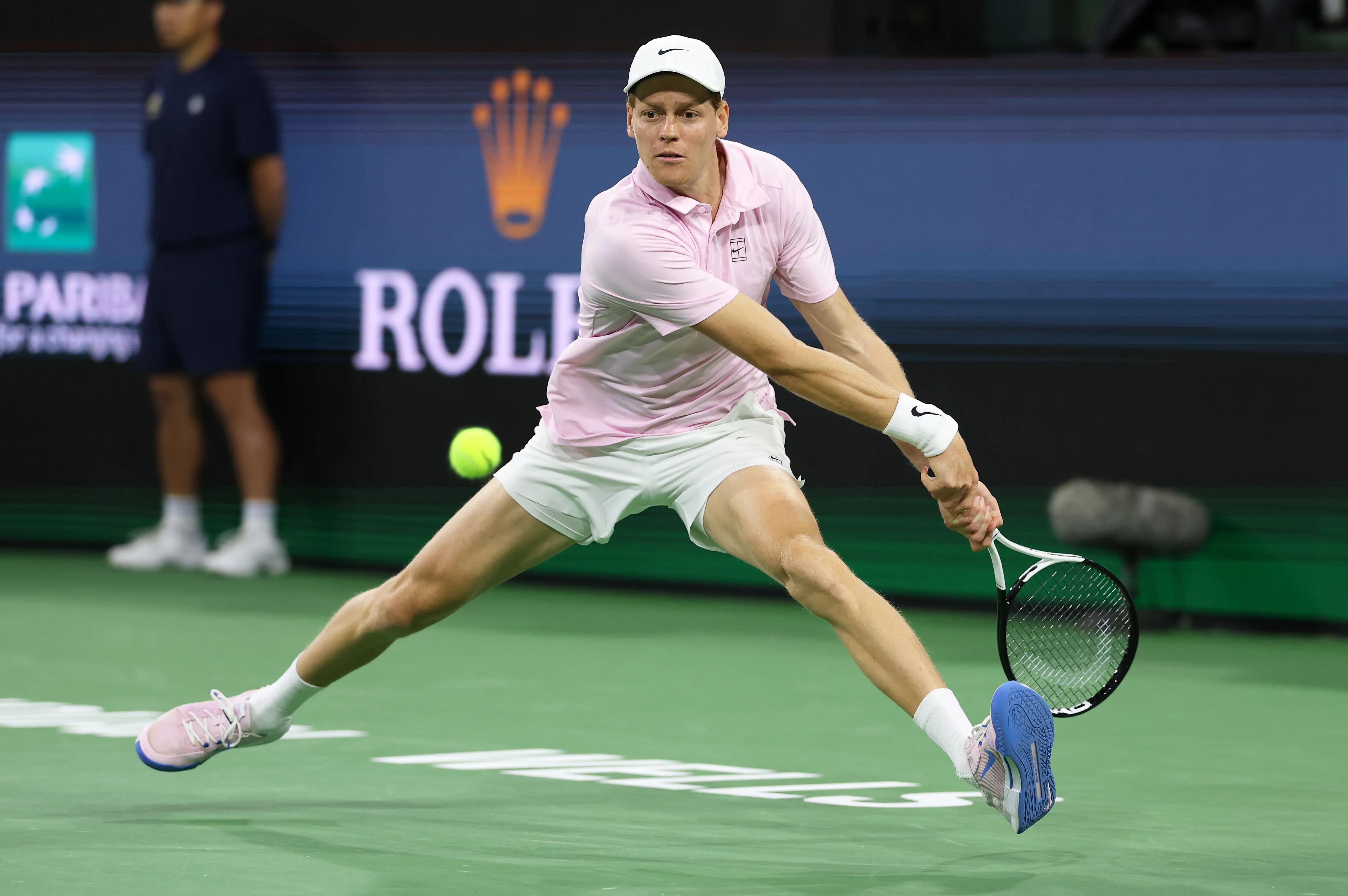 Jannik Sinner barrió en su estreno en Indian Wells. (Photo by Clive Brunskill/Getty Images)