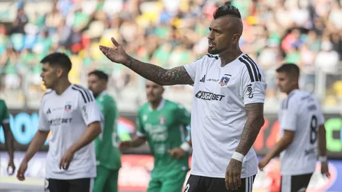 Arturo Vidal tuvo una gran actuación en el césped artificial del estadio Bicentenario de La Florida. 
