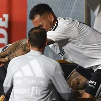 Tras ser suplente: la pataleta de Javier Correa con los hinchas y cuerpo técnico de Colo Colo