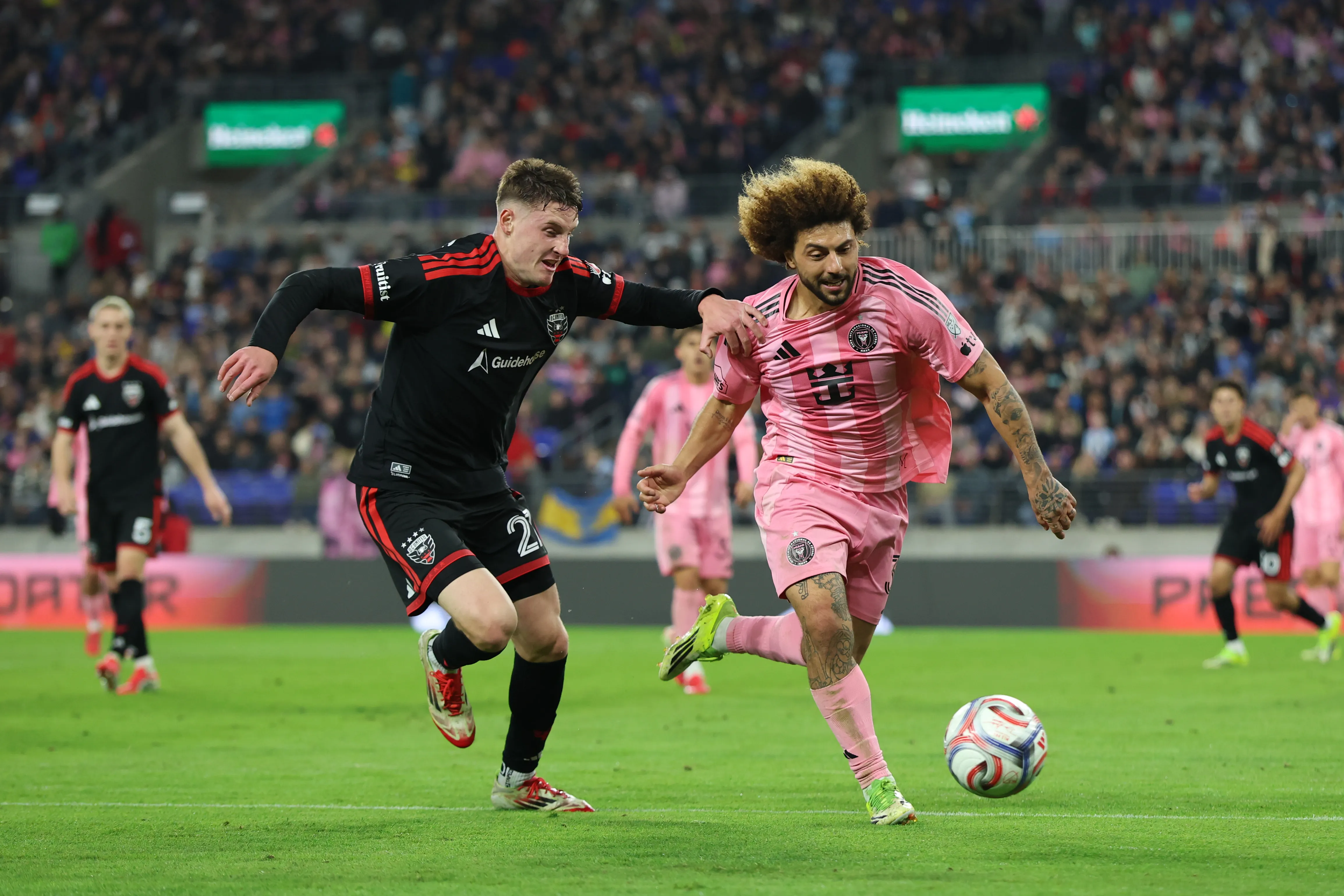 Maxi Falcón es un pilar de la defensa del Inter Miami | Getty Images