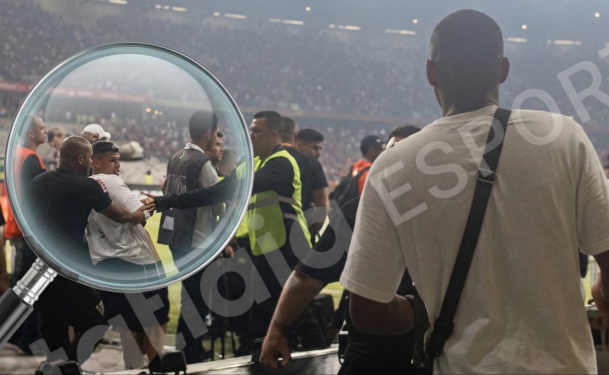 Captan a Iván Román en la batalla campal de Atlético Mineiro vs Cruzeiro: ¡lo tacklearon!