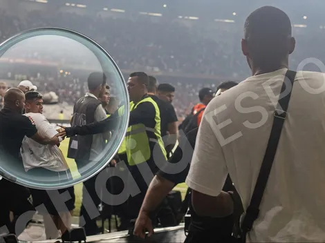 Captan al chileno Iván Román en la batalla campal de Brasil: ¡fue tackleado!