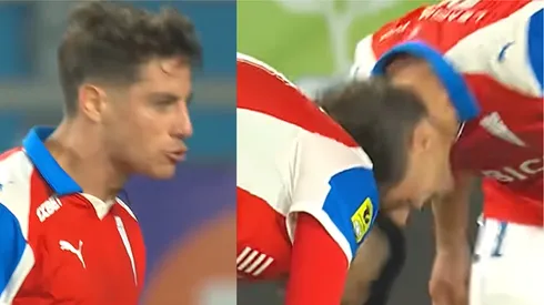 Clemente Montes tuvo una reacción muy airada contra su compañero Matías Palavecino.