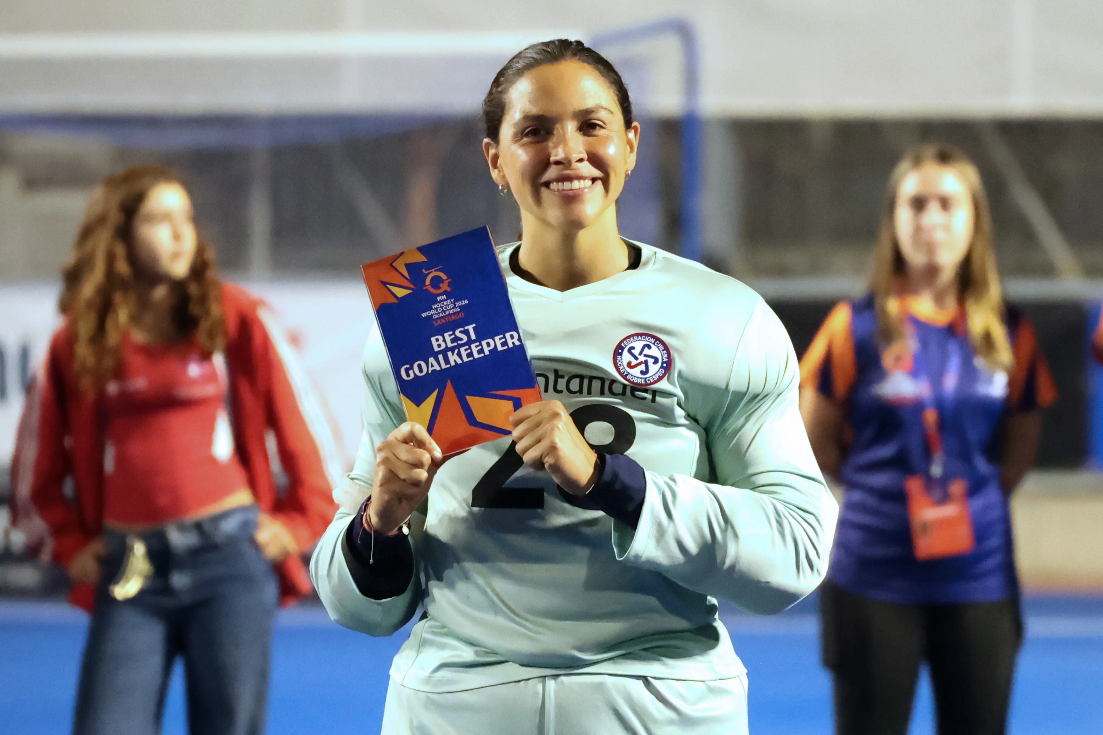 Natalia Salvador fue la mejor portera del campeonato/Photosport