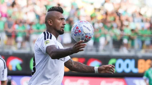 Arturo Vidal destacó en la victoria contra Audax.