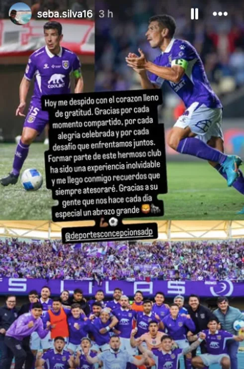 Sebastián Silva se despidió de Concepción y todo indica que será nuevo jugador de Rangers