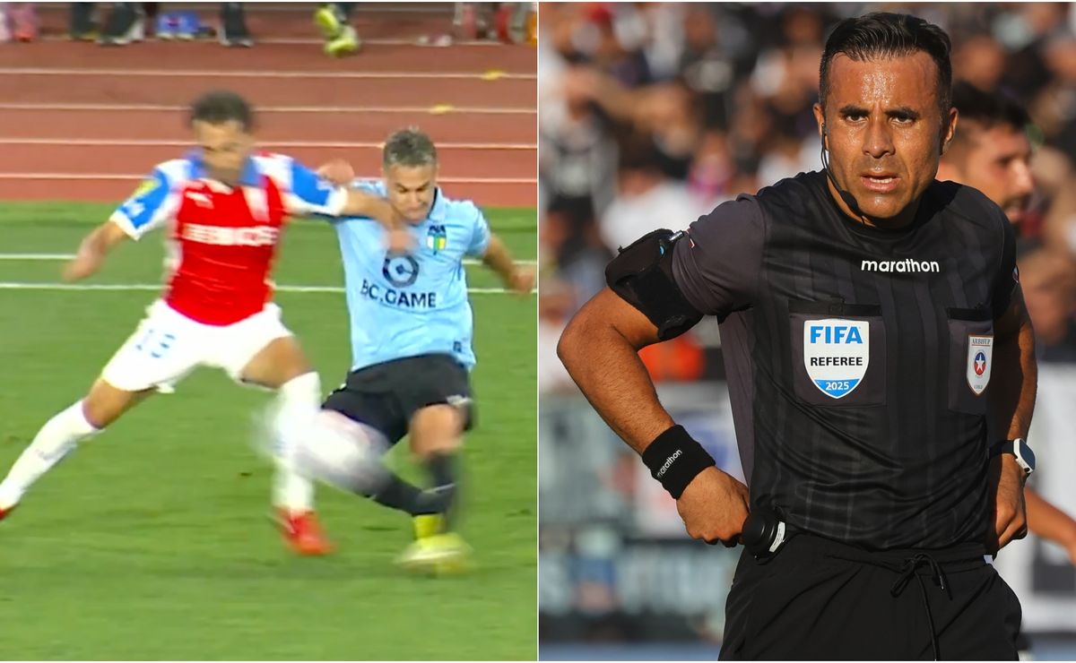 “Temeridad media”: La insólita frase de Piero Maza en el VAR por agresión de Cuevas