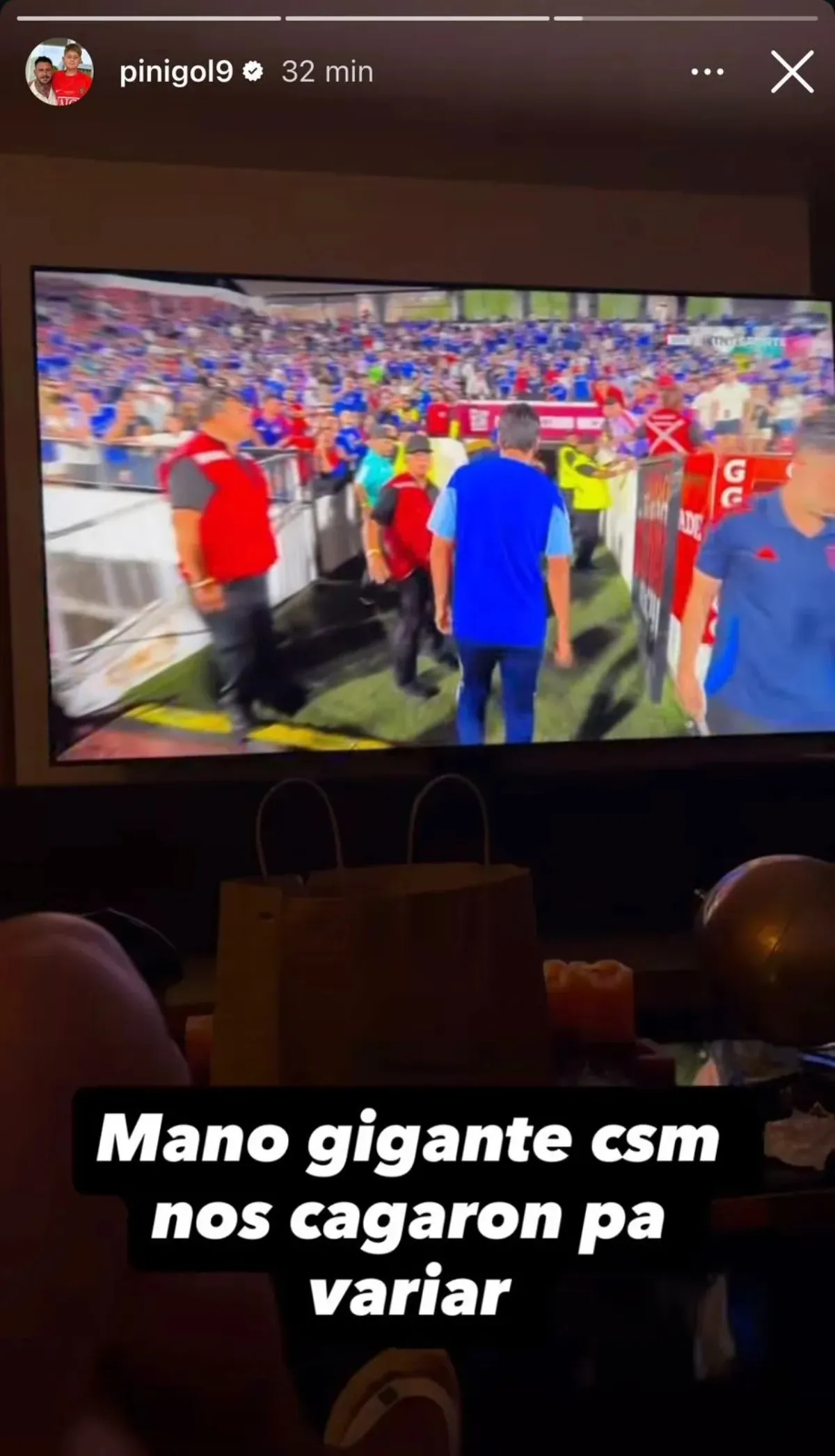 El reclamo de Pinilla.