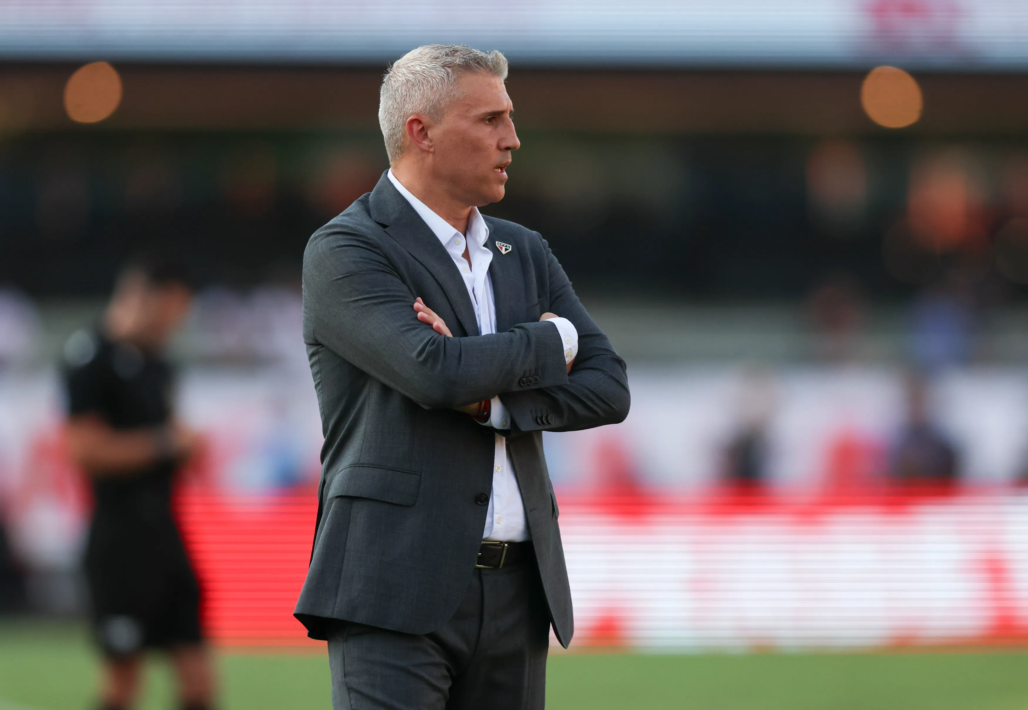 Hernán Crespo dejó el banco del Sao Paulo. (Photo by Alexandre Schneider/Getty Images)