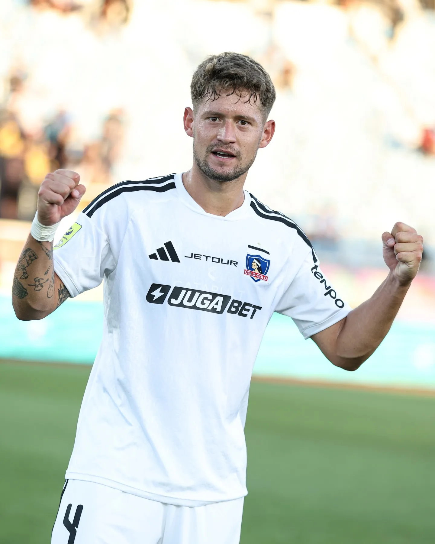 Joaquín Sosa se ganó un nuevo apodo en Colo Colo. Foto: Colo Colo.