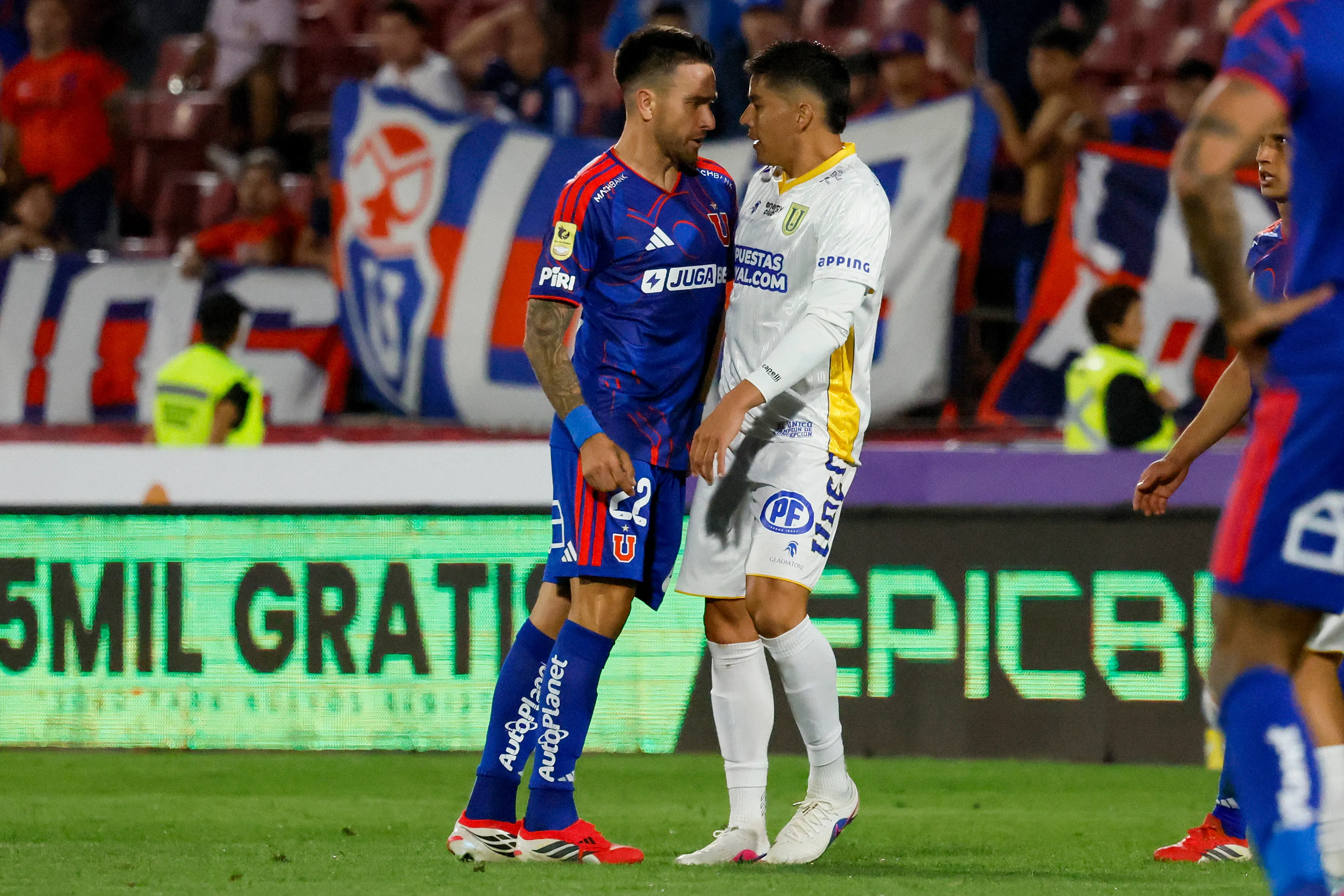 Matías Zaldivia se desgarró en la U. Foto: Andrés Pina/Photosport