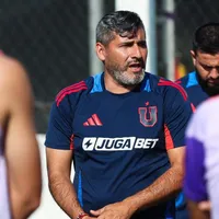 El primer entrenamiento del DT interino de U de Chile