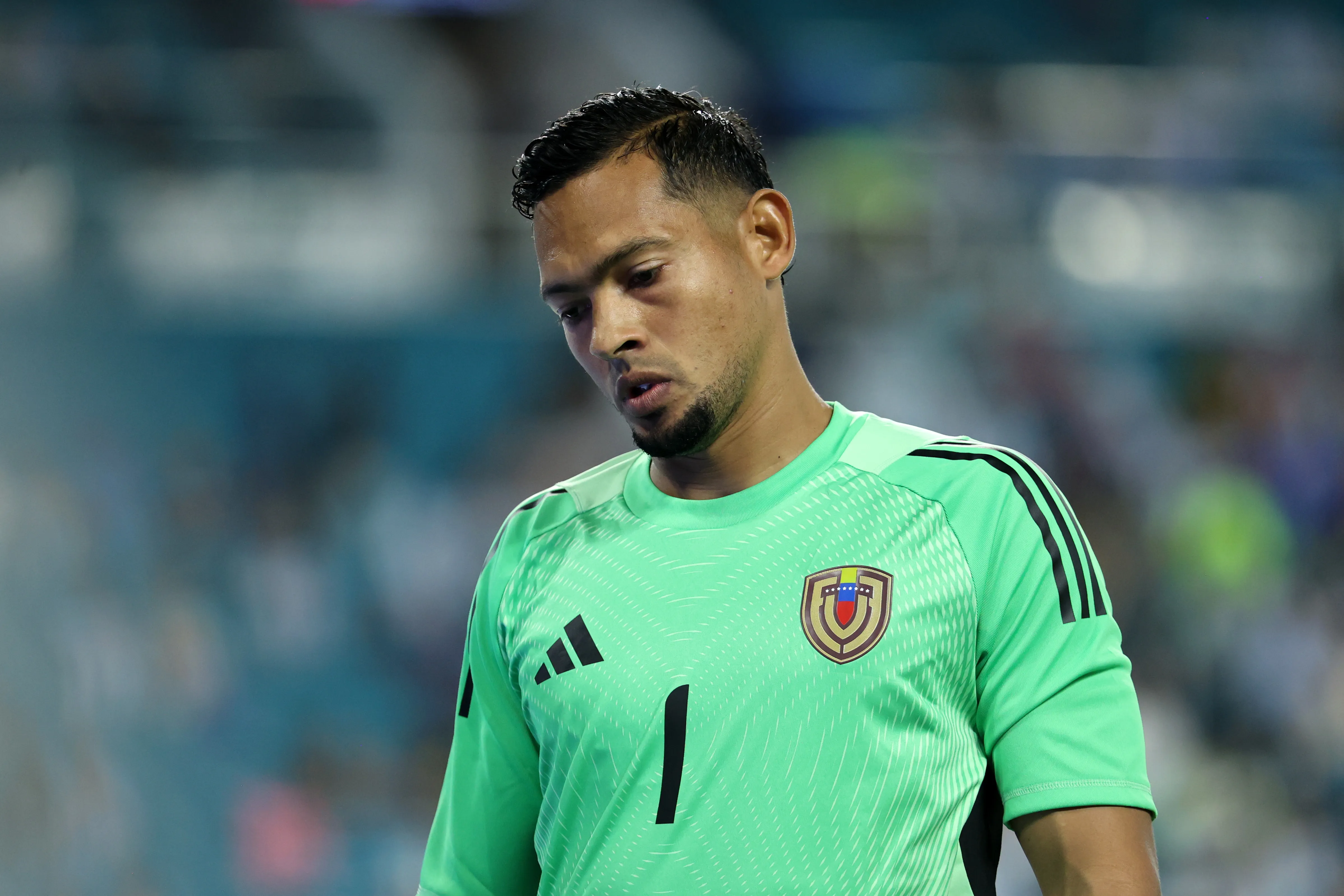 José Contreras, portero que tiene 9 partidos en la selección de Venezuela. (Leonardo Fernandez/Getty Images).