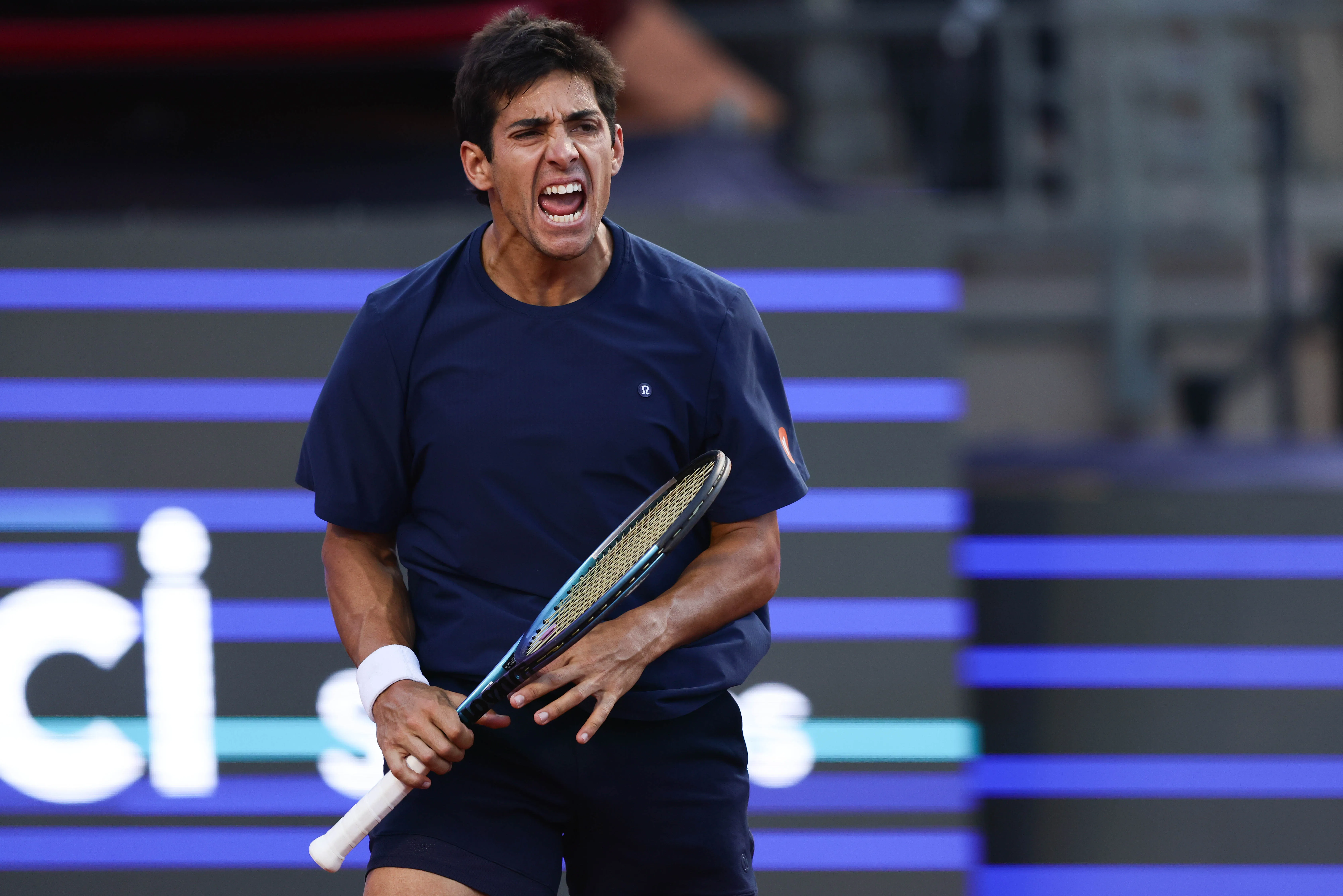 Cristian Garin quedó eliminado del Challenger de Punta Cana con una pelea que no pasó desapercibida. Foto: Photosport.