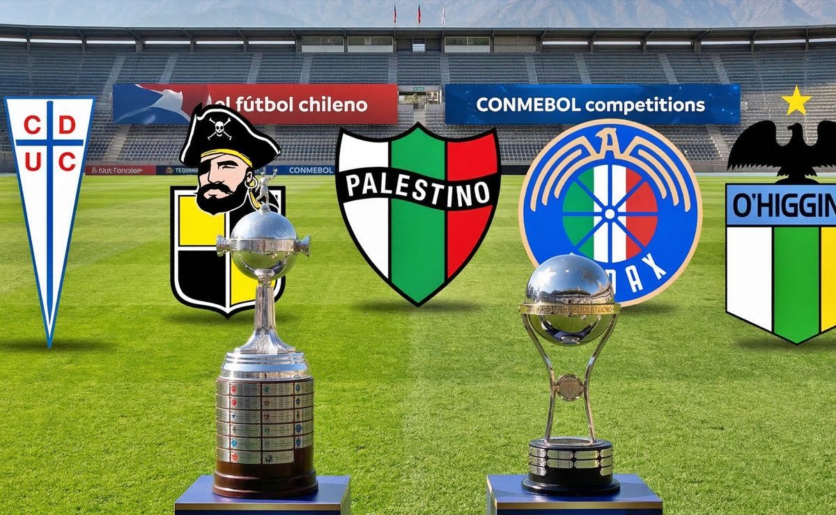 Tras derrota de O’HIggins: Así jugarán los equipos chilenos en torneos Conmebol 2026
