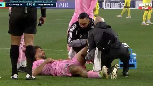La lesión de Maximiliano Falcón en Inter Miami
