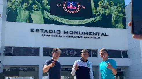 Los jóvenes que llegan al Cacique.
