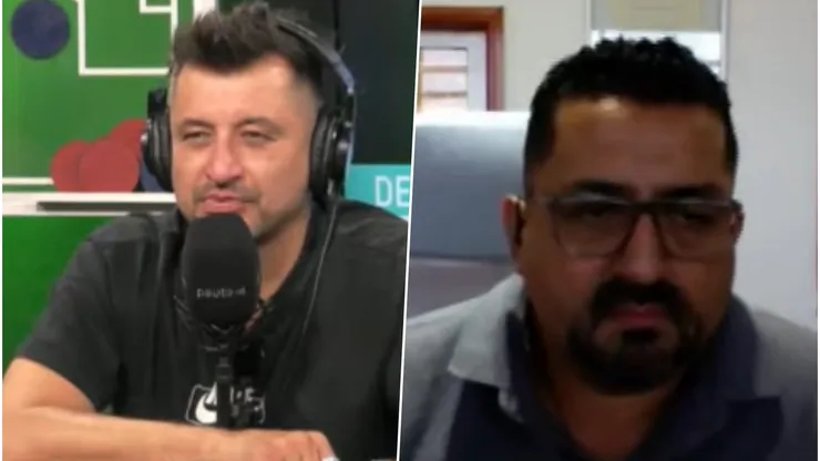 Aldo Marín aprovechó de aclarar un problema al aire con Nico Peric.