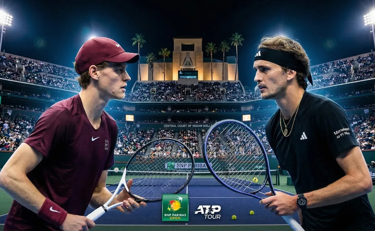 Semifinal Indian Wells: Zverev vs Sinner, Horario y TV Semifinal Indian Wells: Zverev vs Sinner, Horario y TV