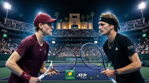 Sinner y Zverev definirán a uno de los finalistas de Indian Wells 2026.