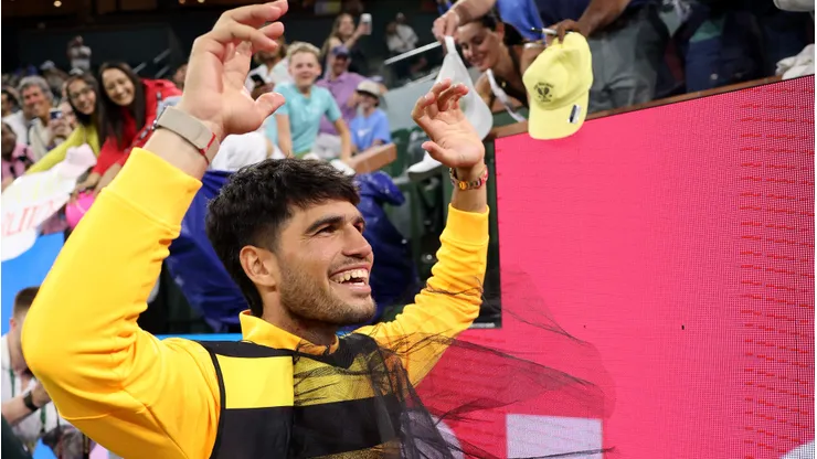 Alcaraz se disfrazó en Indian Wells