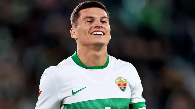 Lucas Cepeda viene de no jugar en el último partido de Elche.