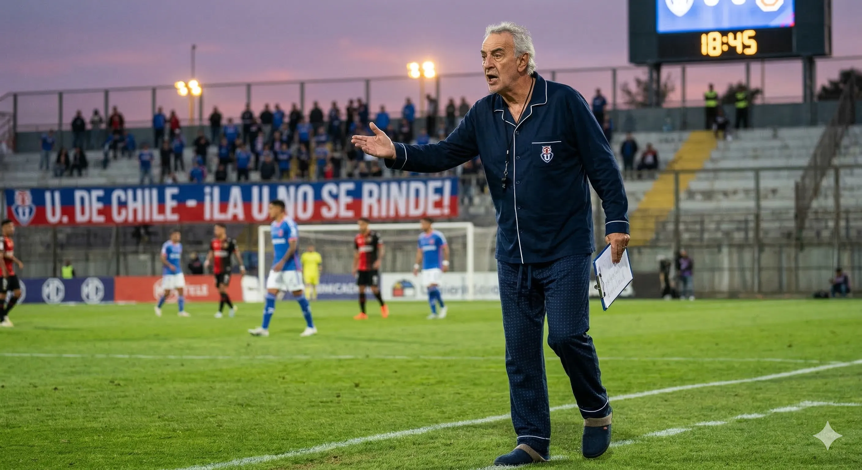Fossati no fue descartado en la U, mientras que Rueda también está en la lista. Foto: IA.