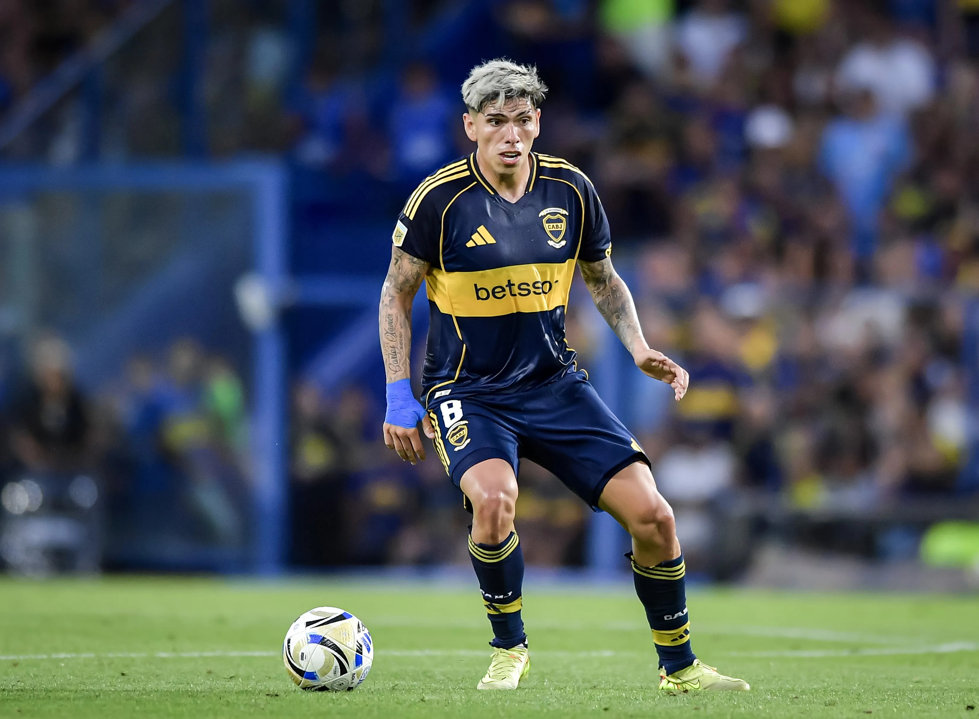 Pablo Mouche le hizo un llamado a Carlos Palacios para que pueda despegar en Boca Juniors. Foto: Getty Images