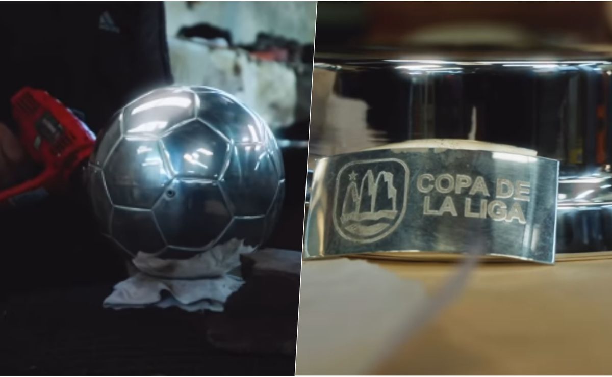 ¡Cada vez más cerca! Las primeras imágenes de la nueva Copa de la Liga del fútbol chileno