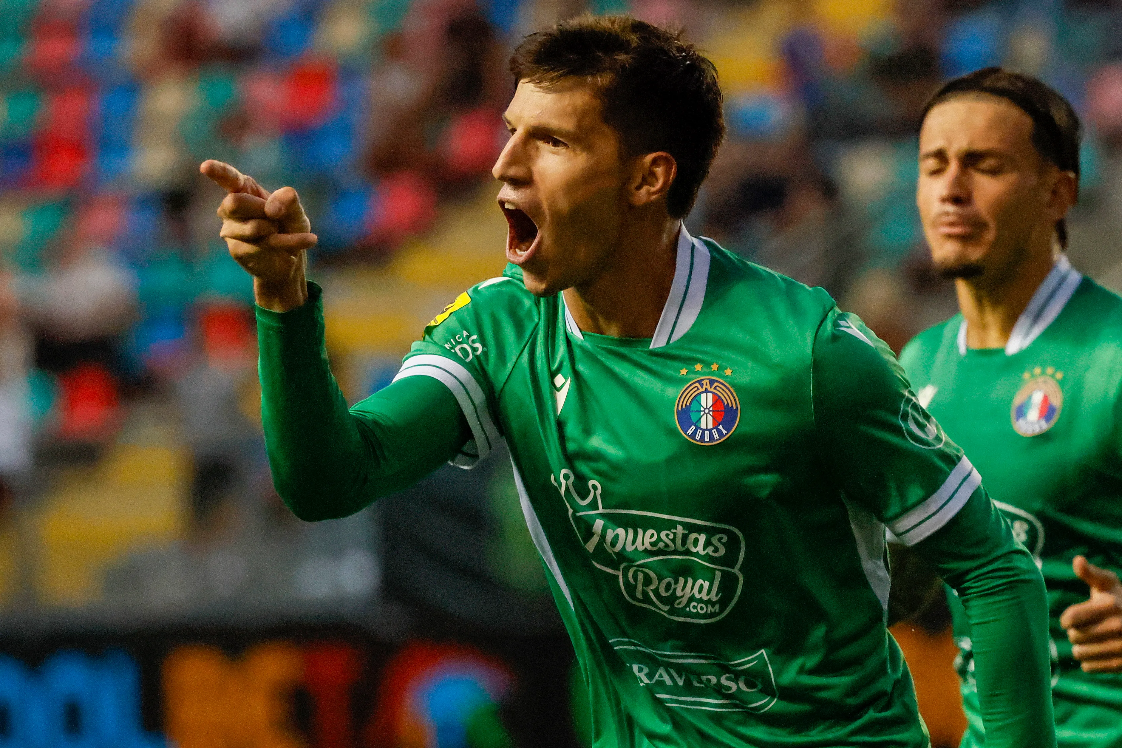 Enzo Ferrario gritó así el gol que le anotó a Deportes Concepción. (Andres Pina/Photosport).