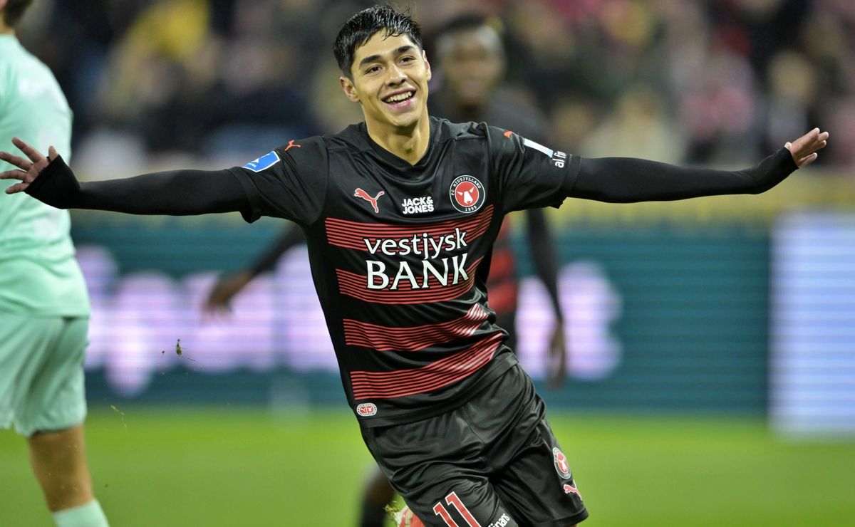 Darío Osorio alcanza histórico récord con Midtjylland en pleno interés desde Inglaterra