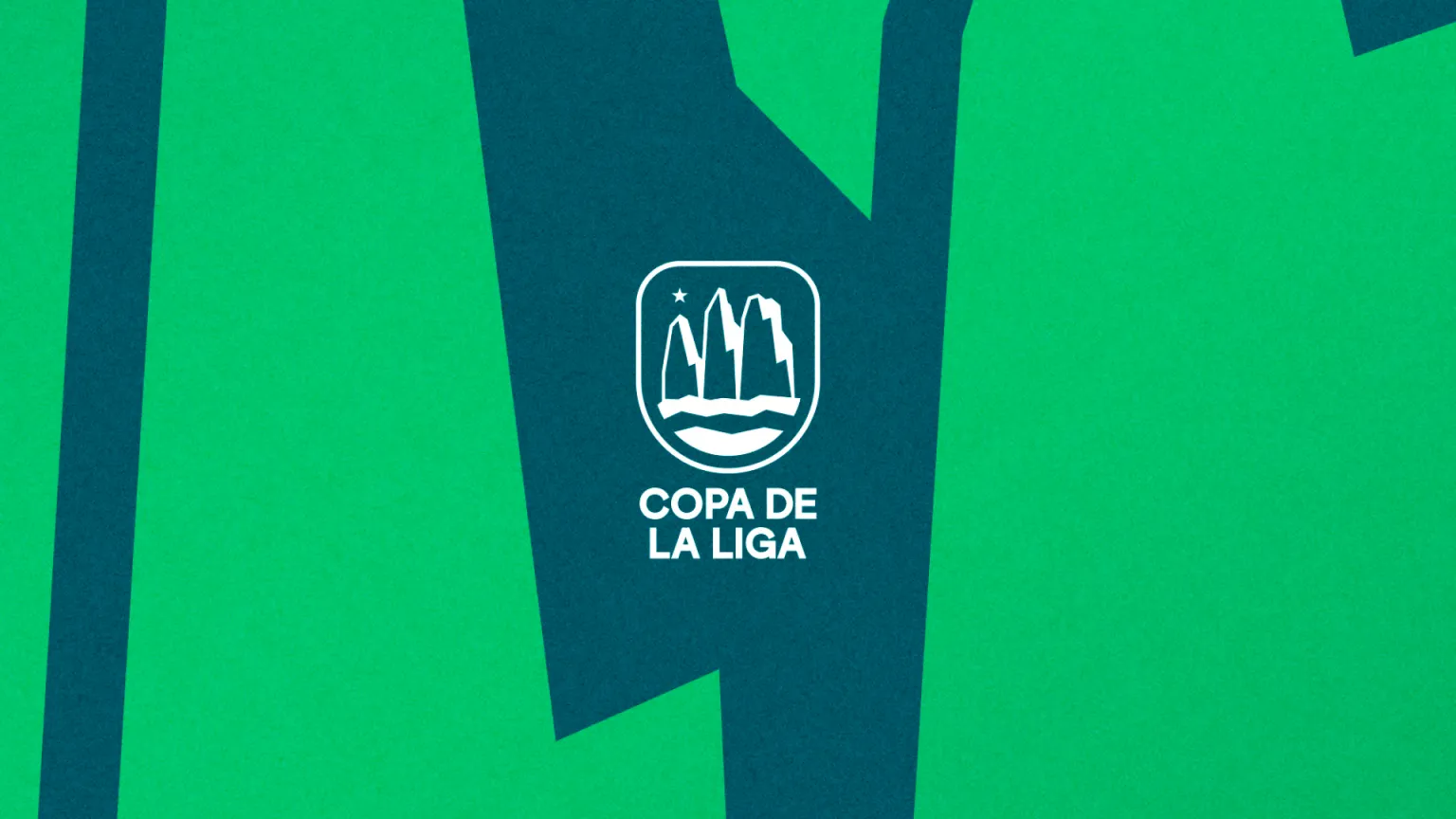 Este es el logo de la nueva Copa de la Liga, inspirado en la cordillera de Los Andes. Foto: ANFP.