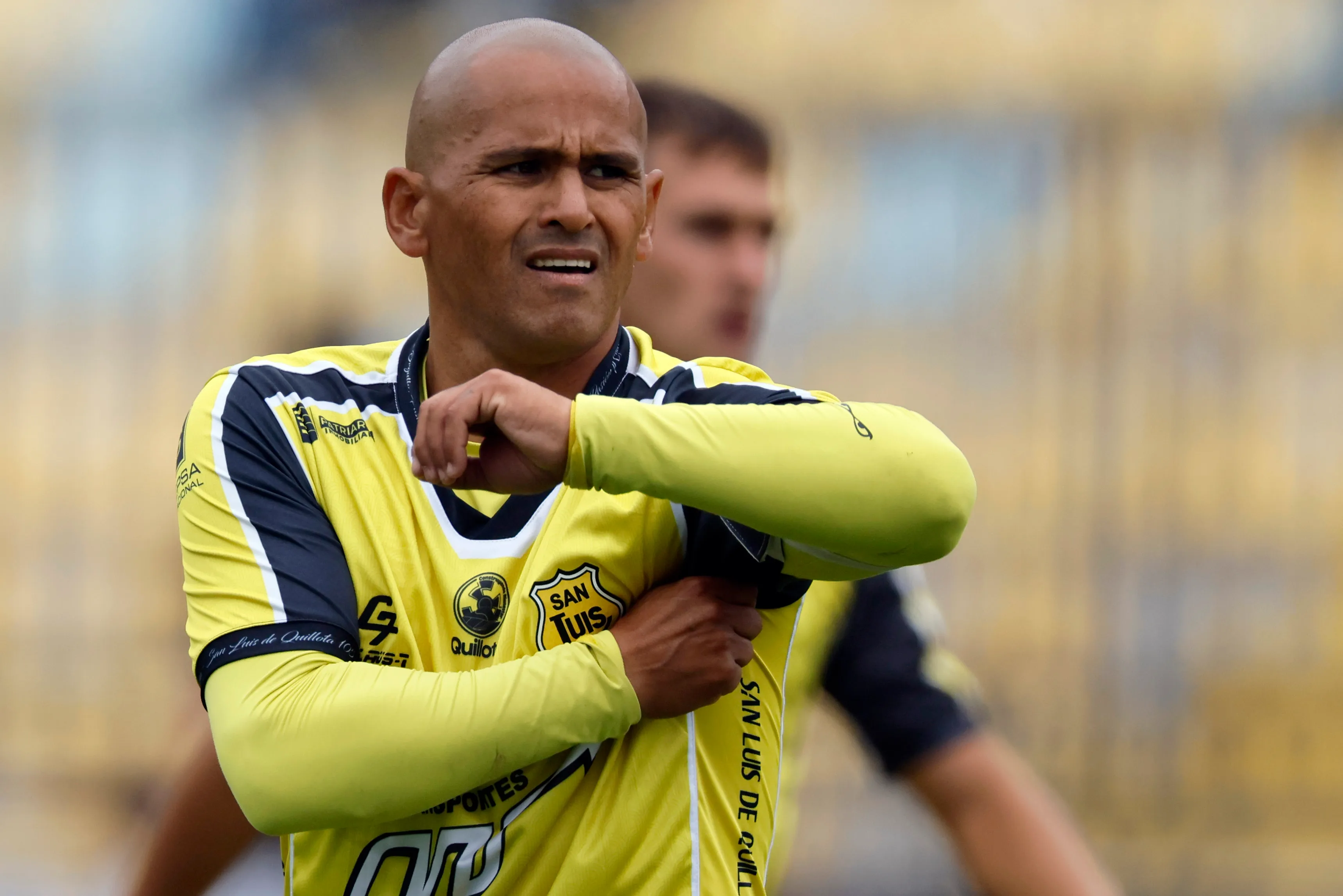 Humberto Suazo quedó molesto con varios aspectos del juego sanluisino. (Andres Pina/Photosport).