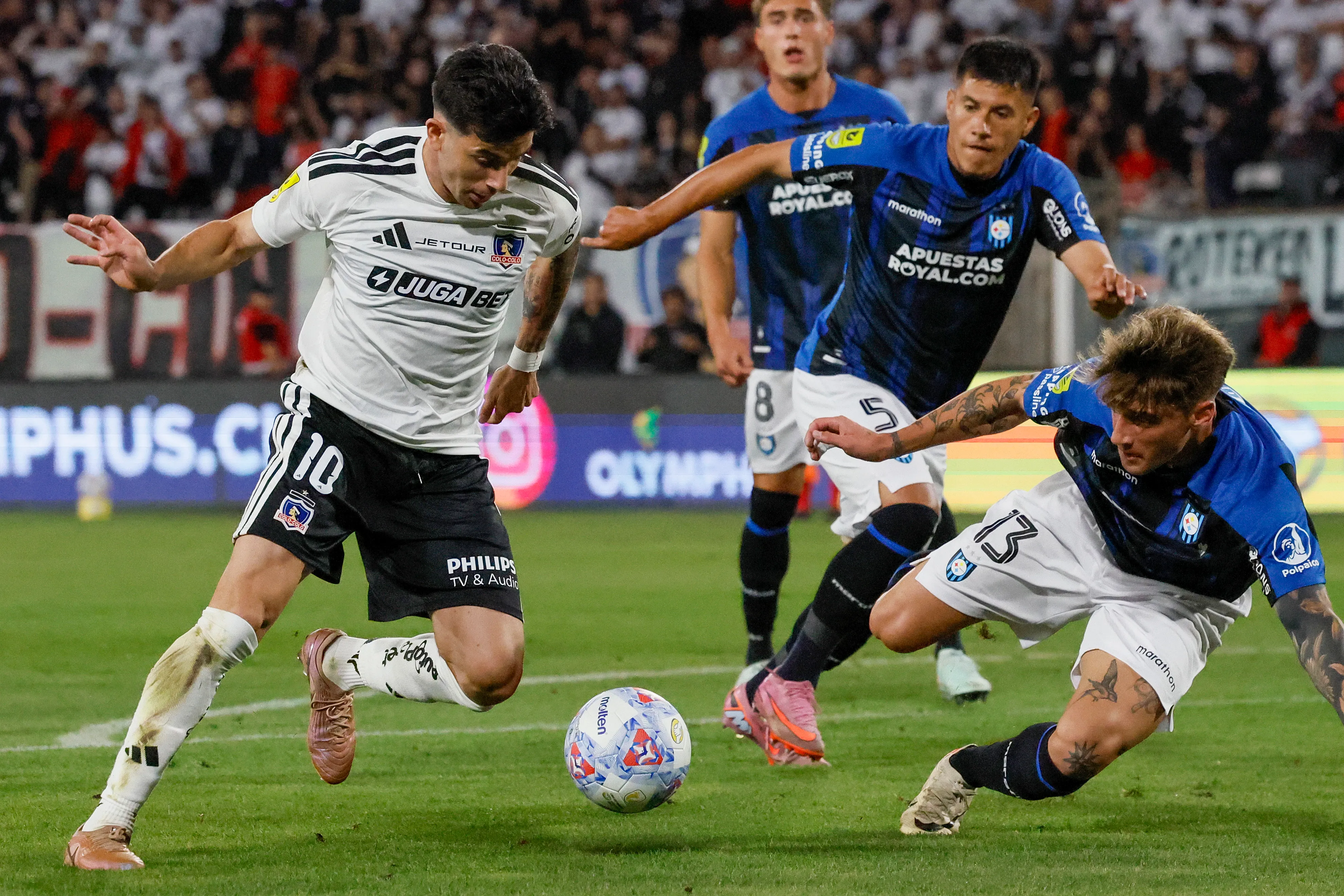 Lautaro Pastrán fue el peor evaluado en la victoria de Colo Colo ante Huachipato. | Foto: Photosport.