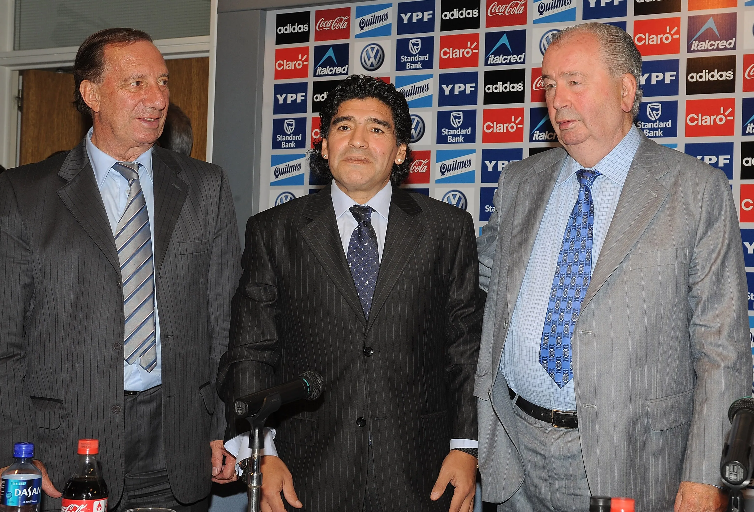 Bilardo, Maradona y Grondona: tres que marcaron el fútbol argentino | Getty Images